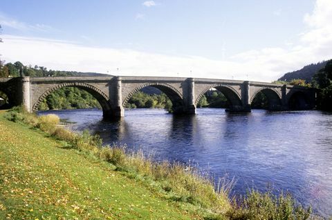 Dunkels folyó Tay Perthshire, vidéki szünetek