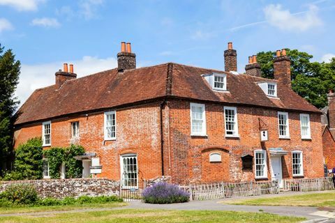 Anglia, Hampshire, Chawton, Jane Austen háza és múzeuma