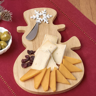 Snowman Charcuterie Board