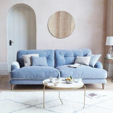 legnépszerűbb kanapé színek kék