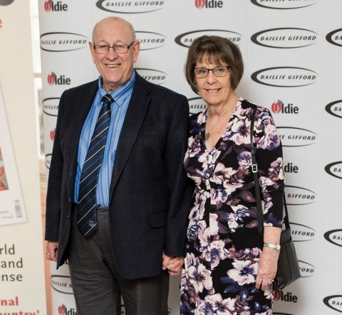 A Gogglebox csillagjai Leon és June Bernicoff a The Year Oldie Awards díjátadóján Londonban