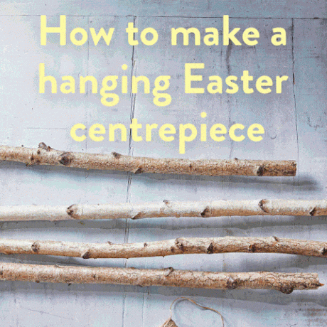 Hogyan készítsünk függő húsvéti asztaldíjat?