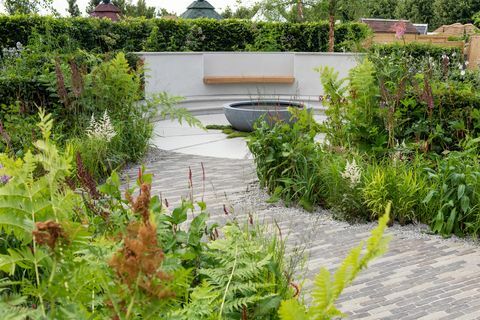 A South West Water Green Garden - az RHS Hampton Court Palace virágbemutatója 2018