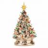 Ez az arany kerámia karácsonyfa ragyogást kölcsönöz dekorációjának