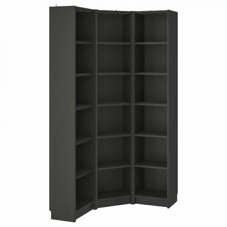 Billy Bookcase fekete-barna kombináció