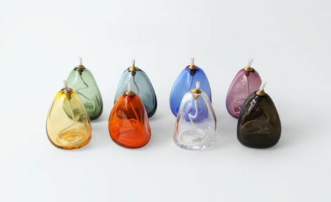 üveg tervező lámpák japán üvegáruk dekoratív ajándékok gyertyák még mindig ház sugahara üvegművek
