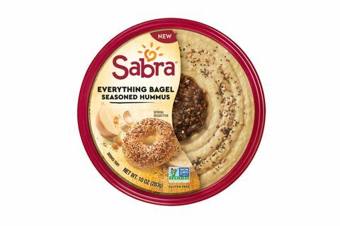 szabra hummus kád, amely kör alakú