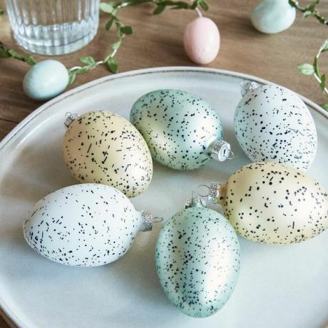 6 semleges tojásos húsvéti dekoráció