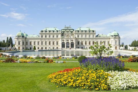 Ausztria, Bécs, a Belvedere-palota és a kertek