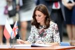 Miért Kate Middleton nem írja alá az autogramot?