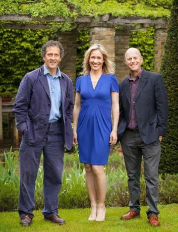 rhs chelsea virágbemutató monty don, sophie raworth, joe swift