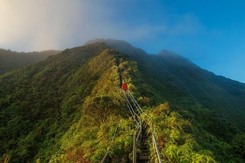 haiku lépcsők az oahu-ban hawaii-ban