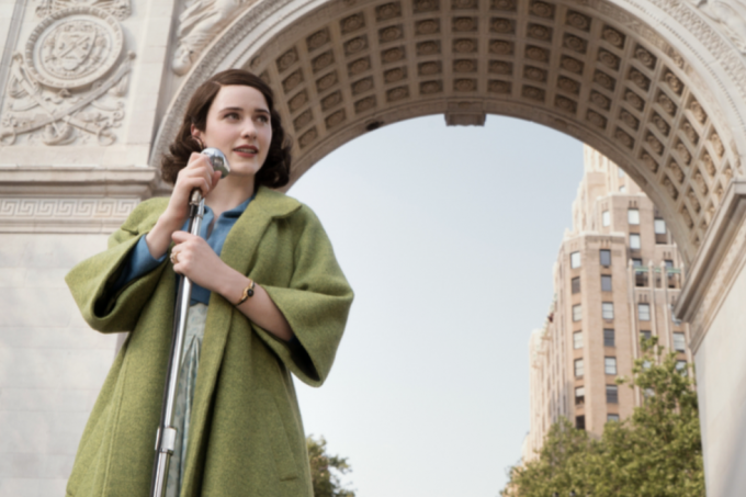 Midge a Washington Square Parkban