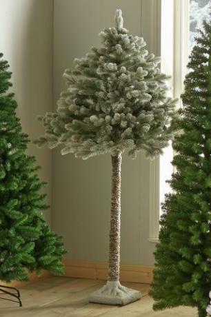 6ft havas fél karácsonyfa - zöld