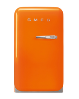 Smeg 1,5 cu ft. Kompakt hűtőszekrény, narancs