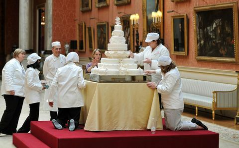 William herceg és Kate hercegnő esküvői torta.