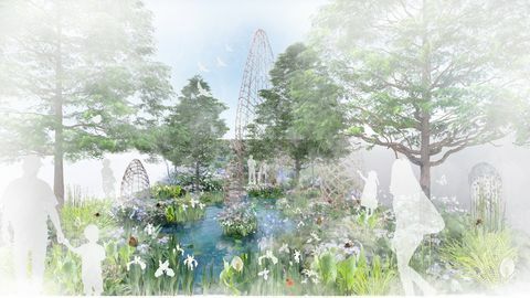 Guangzhou Kína: Guangzhou kert, Chelsea Flower Show 2020 - bemutató kertek