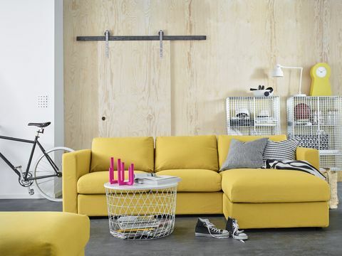 Ikea VIMLE kanapé - sárga