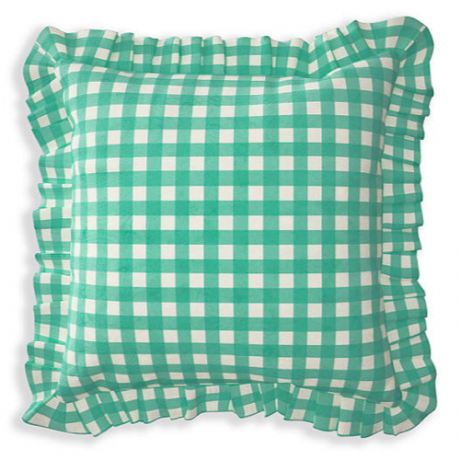 Gingham Print kerti párna