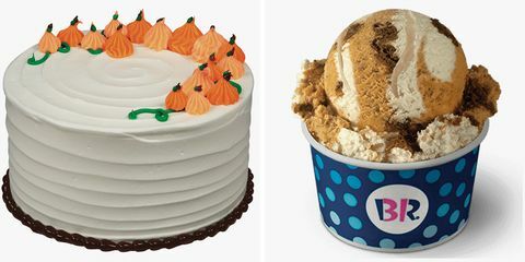 baskin robbins betakarítás örvény torta és sütőtök sajttorta fagylalt