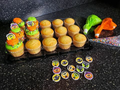 sam's club halloween cupcake díszítő készlet