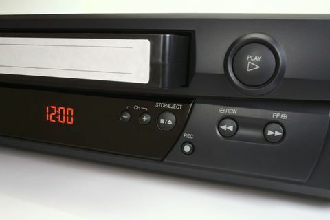 VCR készülék VHS-sel