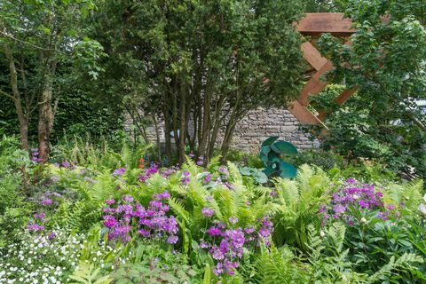 A Morgan Stanley kert. Tervezte: Chris Beardshaw. Támogatja: Morgan Stanley. RHS Chelsea Flower 2017