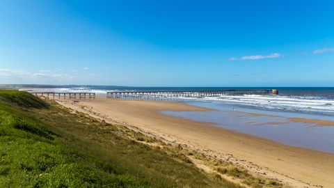 North Sands Beach, Hartlepool, Egyesült Királyság