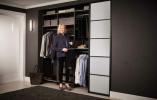 Martha Stewart a kaliforniai szekrényekre mutató vonal elegáns és szervezett - mint ő