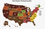 Ez a térkép egymás után mutatja be a népek kedvenc hálaadását
