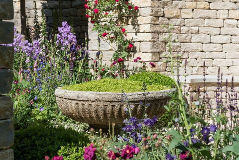 The Claims Guys: Nagyon angol kert, amelyet Janine Crimmins tervezett - Kézműves kert - Chelsea Flower Show 2018