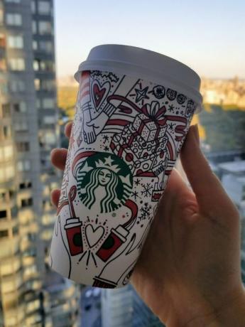 Starbucks ünnepi kupa