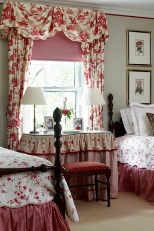 hálószoba, bútor, ágy, szoba, dekoráció, ágynemű, lepedő, függöny, rózsaszín, ágykeret,