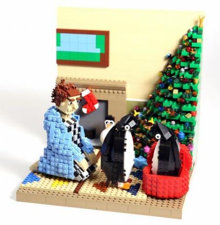 John Lewis karácsonyi hirdetései LEGO téglák felhasználásával készültek újra.