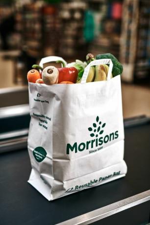 Újrahasznosítható papírzacskó - A Morrisons amerikai stílusú papírzacskót mutat be a műanyag felhasználás csökkentése érdekében