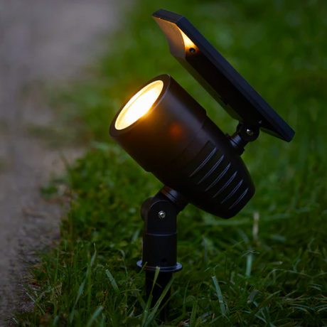 LED napelemes spotlámpa 50 Lumen