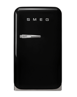 Smeg 1,5 cu ft. Kompakt hűtőszekrény, fekete