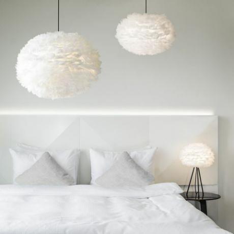 A VITA dán világító cég koppenhágai EOS fehér fénycsaládja