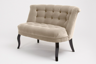 Velvet Dove Brown Loveseat