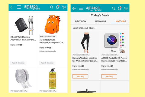 Az Amazon Prime Day akcióinak megtekintése 