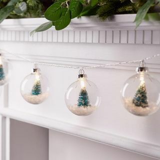 10 havas karácsonyfa földgömb tündérlámpája