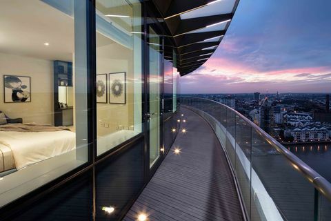 Lombard Wharf - London - penthouse - kilátás - Harrods Estates