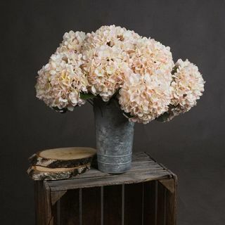Őszi fehér hortenzia virág (3 db-os készlet)